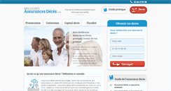 Desktop Screenshot of meilleures-assurances-deces.com